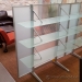 Steelcase Werndl Privacy Panel Office Divider with Glass Shelves